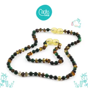 AGL29 Kalung dan Gelang Amber Bayi Tumbuh Gigi Bayi By Carlis Baby.