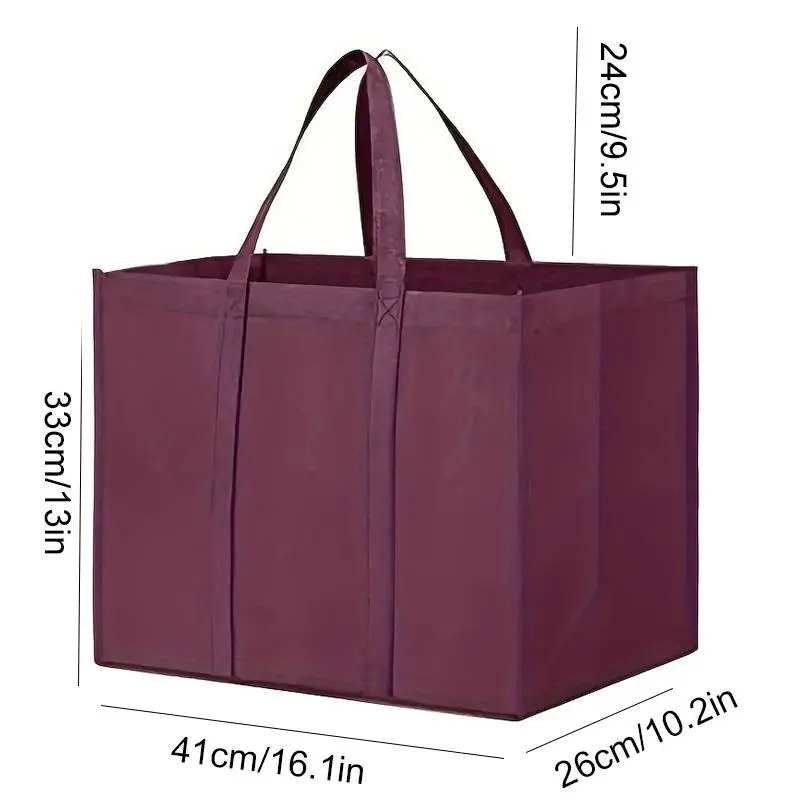 Reusable Shopping Bag, 1 Count Foldable Tote Bag, Storage Bag for Home Office School, Home Organizer for Daily Use 1