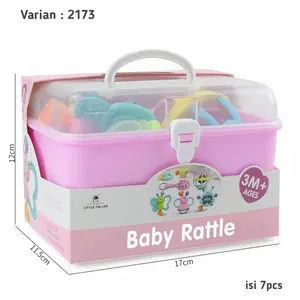 Mainan Teether Bayi 11pcs Gigitan Tangan Pegangan Kerincingan mainan shake teether Kids toys Mainan perkembangan anak-anak mainan balita Mainan rattle bayi