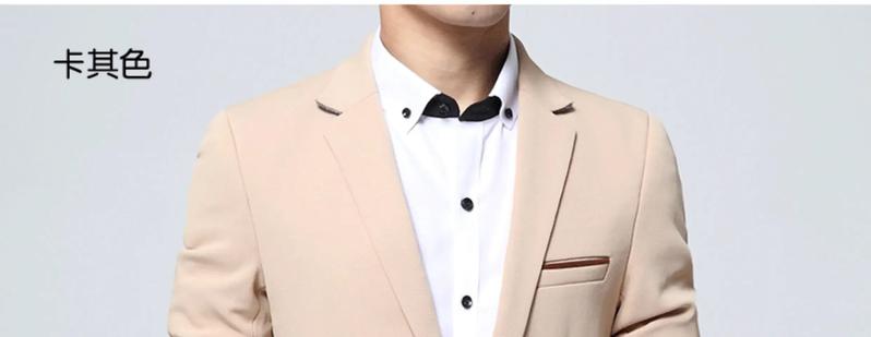 Product Introduction of Men blazer 2024 Autumn New Boutique Slim Fit Suit Jacket/male Business solid Casial Party Dress Suit Coat Fashion men clothing 10