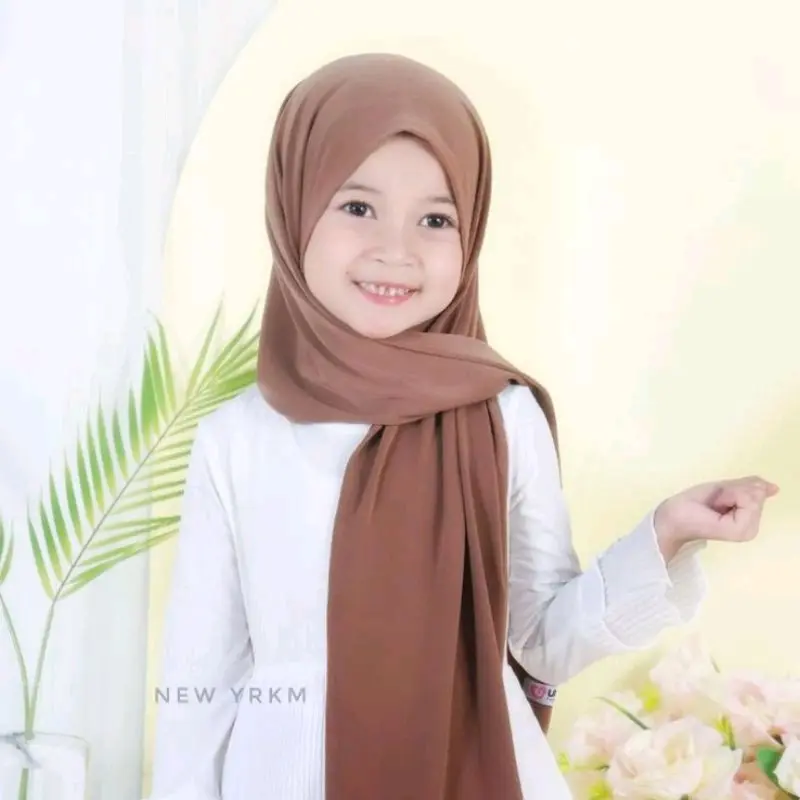 AlyaHijab_ Hijab Pashmina Instan Anak Jersey Pastan Anak Premium Terbaru