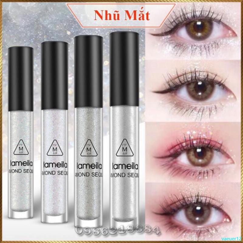 Product Introduction of vaeuer12 Nhũ mắt gel nhũ kim tuyến lấp lánh Diamond Lameila trang điểm mắt 0
