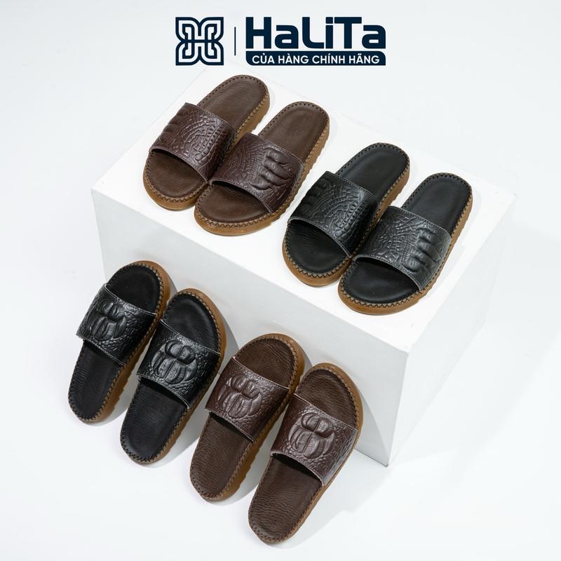 [Bản Nâng Cấp] Dép Nam Doctor Cá Sấu Đế Răng Cưa Cao 3Cm, Siêu Dẻo, Da B.Ò In Vân 3D Chống Thấm Nước DéP Slipper