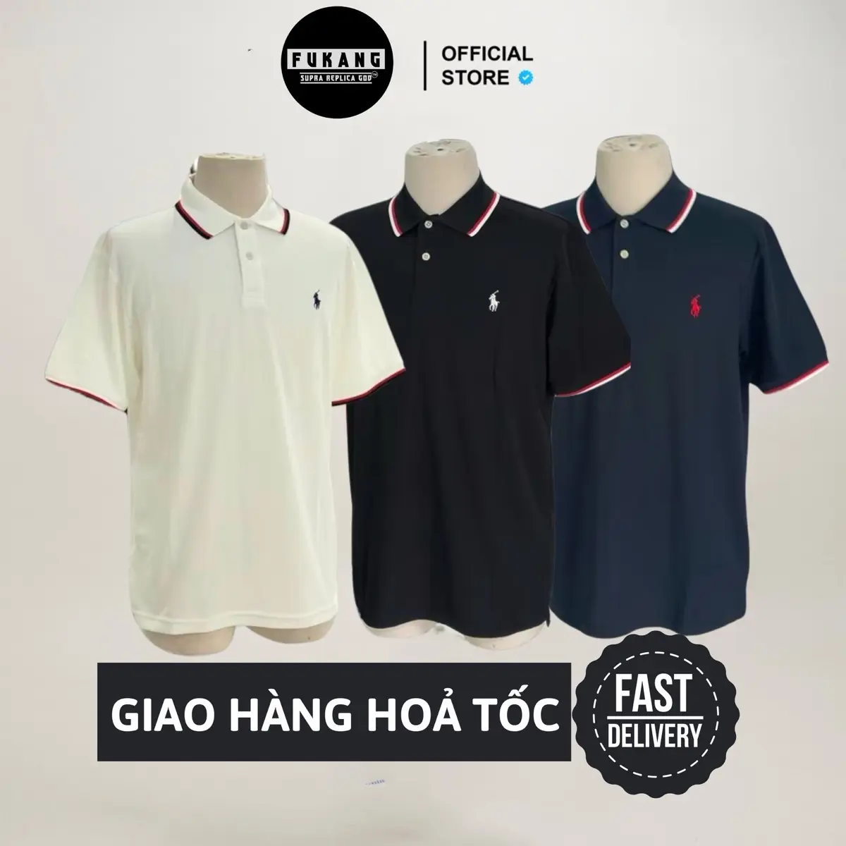 [DEAL SỐC GIẢM 50K] Áo Polo Thêu Ngựa Viền Cổ SS24 Chất Cotton Cá Sấu 2 Chiều Unisex