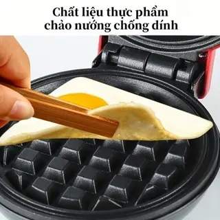AIMI máy làm bánh waffle Máy nướng bánh mì, làm bánh sandwich, bánh quế, bánh quế đỏ tổ ong. 7