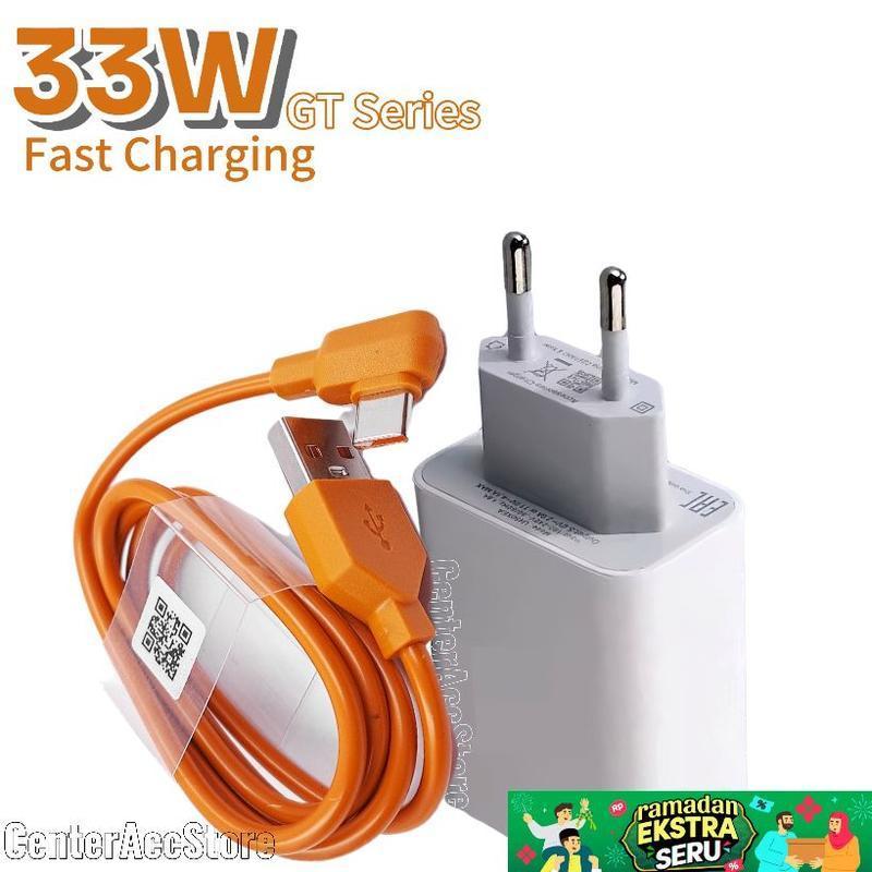 CHARGER INFNIX 33W Fast Charging+1 Set Kabel TypeC Dan Mikro Kabel Ponsel Telepon Gadget Handphone Pengisi Adapter