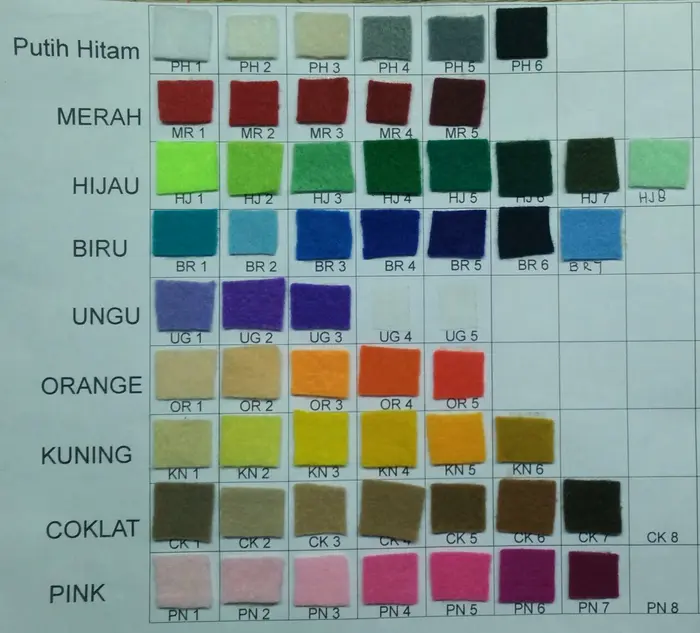 Bahan Kerajinan Kain Flanel 25cm x 23cm 0