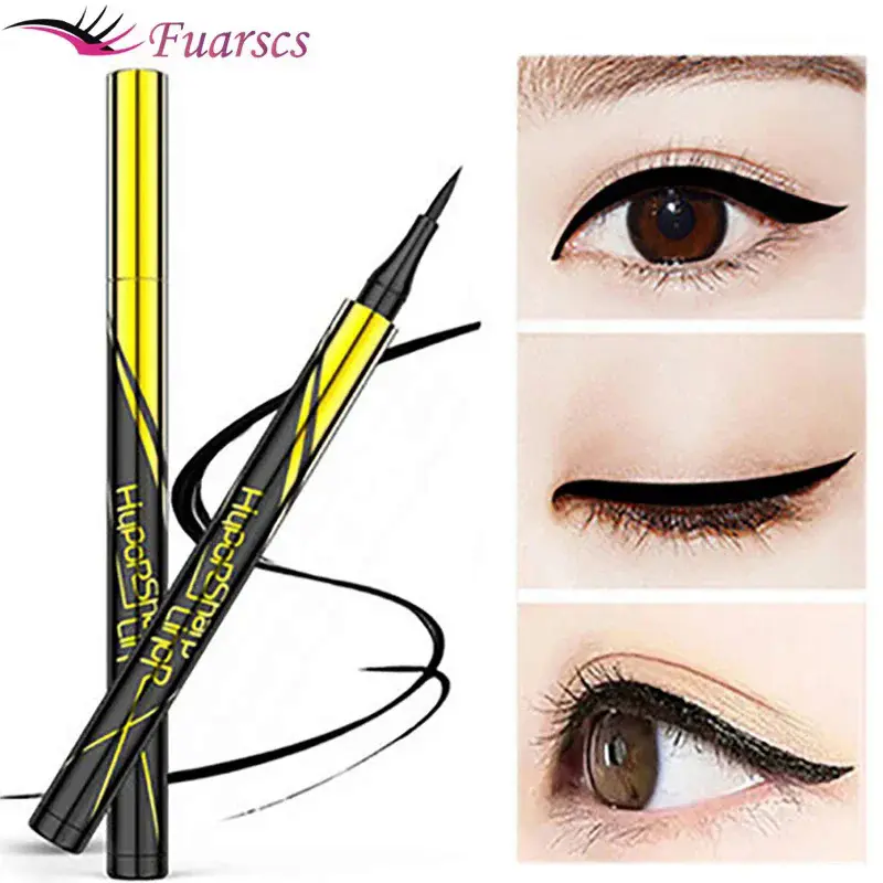 Black liquid eyeliner waterproof long lasting eye liner pencil quick drying not bloom natural Eyeliner Liquid Pen cosmetic tools