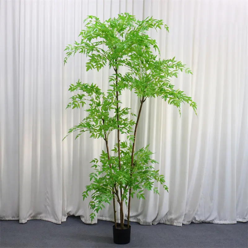 Cây Nandina Thông Dụng Mô Phỏng, Cây Xanh, Cây Trồng Chậu Cao Cấp Lớn, Cây Bionic, Thích Hợp Cho Quán Cà Phê, Studio, Khách Sạn, Phòng Ngủ, Cảnh Quan Trang Trí Văn Phòng, 1 Cái 8
