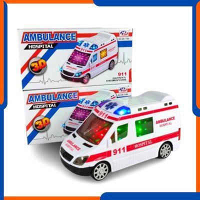 Product Introduction of Mainan Anak Mobil Ambulance Hospital 911 Bump and Go / Mainan Mobil Ambulance Hospital 3D 0