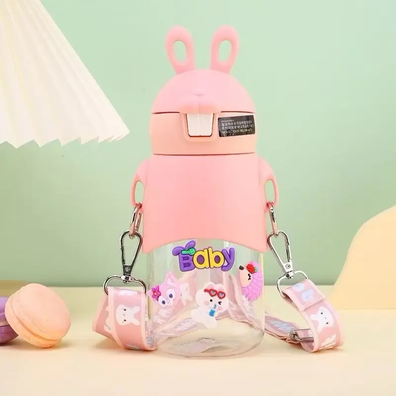 Bình Nước Giữ Nhiệt Cute Đáng yêu Cho Bé Hàng Cao Cấp, Lõi Thép Không Gỉ, Phù Hợp Đi Học, Dã Ngoại