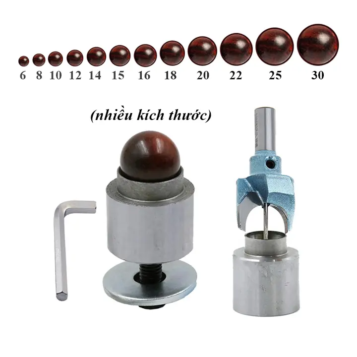 Cốc Định Tâm Cho 6mm - 30mm ( Nhiều Kích Thước )