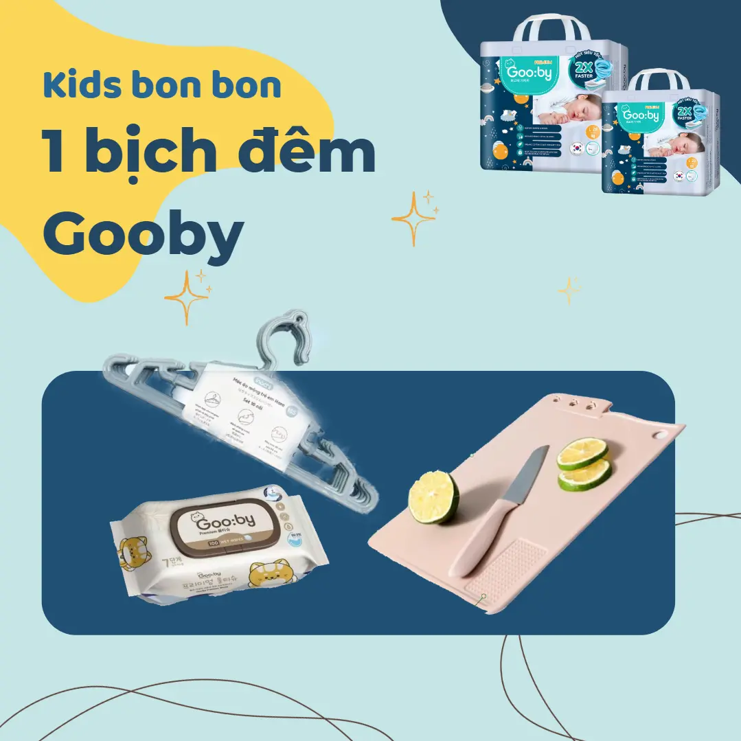 1 BỊCH BỈM ĐÊM GOOBY + quà