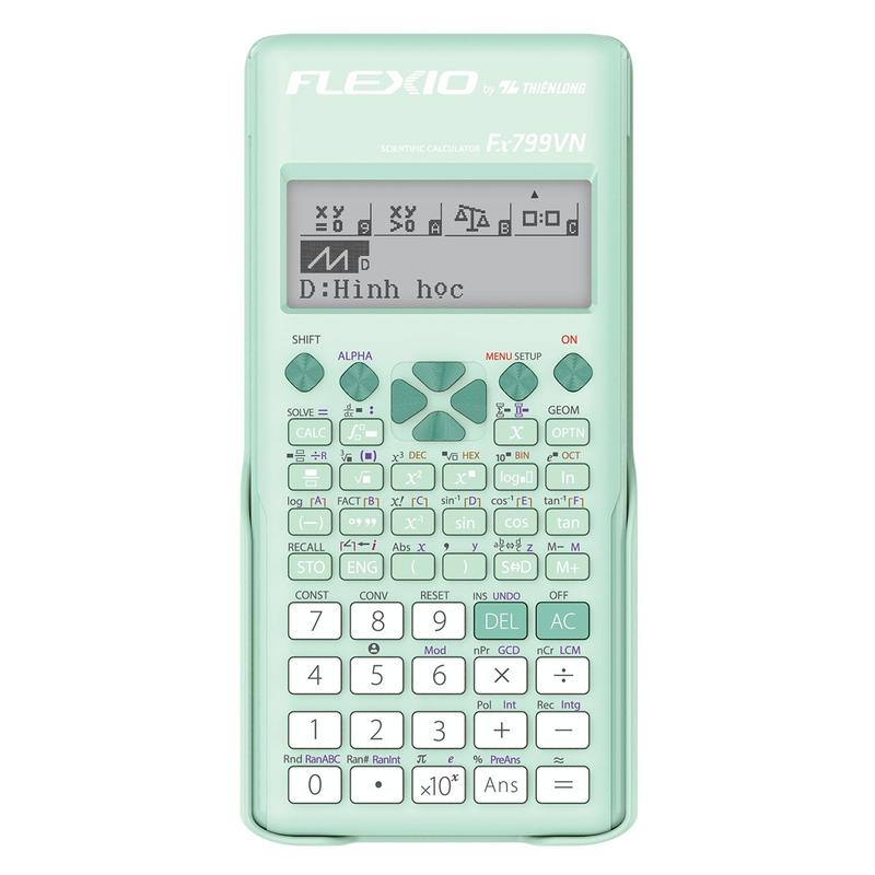  Có VAT  Máy tính khoa học Flexio - Thiên Long FX799VN -  Nhà Sách Cái Bè CH5 