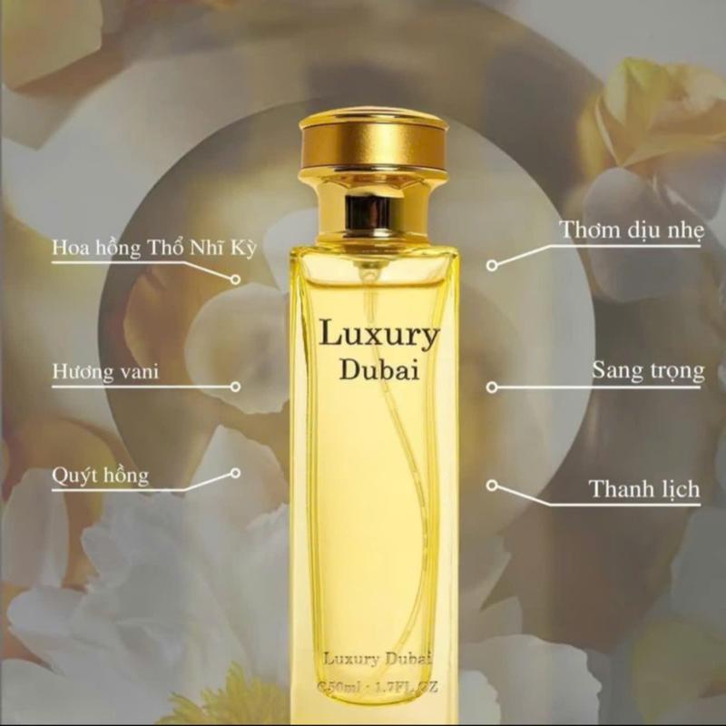  {CHÍNH HÃNG} Nước Hoa LUXURY dubai Chai Màu Vàng 50ml cosmetic Perfume Women 