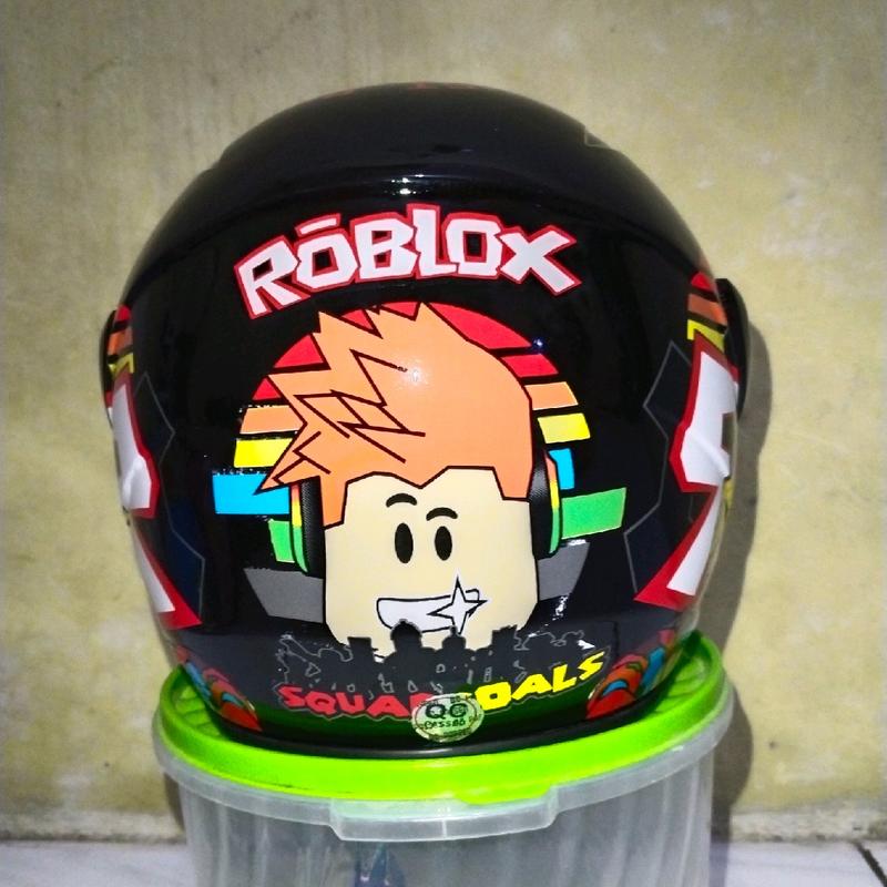 HELM ANAK SNI JUNIOR MOTIF ROBLOX GAMER ANAK 4-8 TAHUN Motorcycle 7