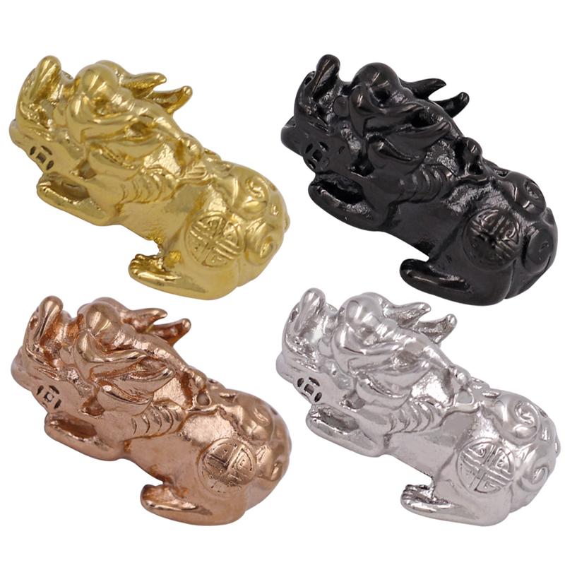 Chuỗi Tay Phong Thủy Đá Cẩm Thạch Sơn Thủy 8 ly, 10 ly, 12 ly, 14 ly, 16 ly Charm Tỳ Hưu Inox 4 Bi VCTDNTHVB8 - Hợp mệnh Hỏa, mệnh Mộc - Vòng tay phong thủy 868 6