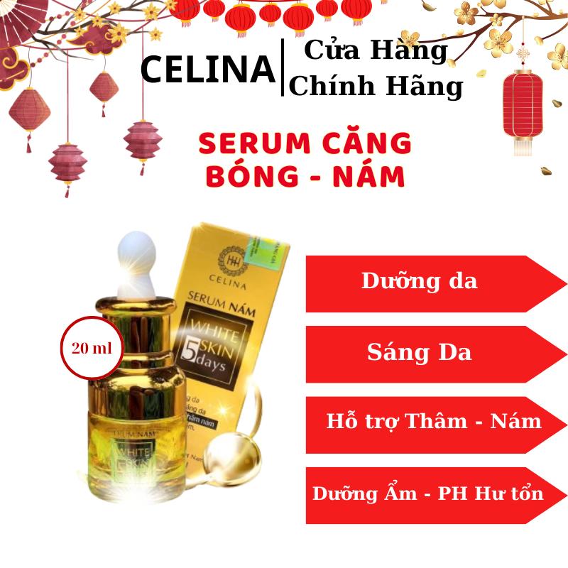 Serum Căng Bóng Hỗ Trợ Mờ Thâm Nám Căng Bóng Da Celina