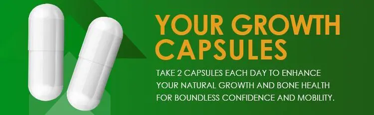 Product Introduction of Growth Capsules L-LYSINE Height Increase Maximizer with Calcium for Bone Strength -Natural Get Taller Supplement 0