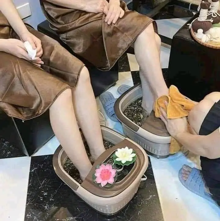 chậu massage chân hồng ngoại cắm điện 2
