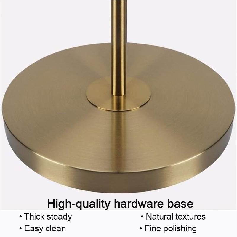 Floor Lamp Modern Standing Lamp Drum Shade with LED Bulb 158CM Tall with Rotary Switch BlackGold Pole Tri-Color Dimmable Simple Design Stand Up Lamp for Home Office Reading(Free Bulb) 3