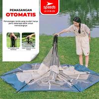 Gambar SPEEDS Tenda Camping Besar Otomatis Portabel Muat 6-9 Orang 2 Pintu Kemah Mendaki Outdoor Kanopi Waterproof 018-29 - 4 HJUABU dari SPEEDS HOME Kab. Tangerang 5 Tokopedia
