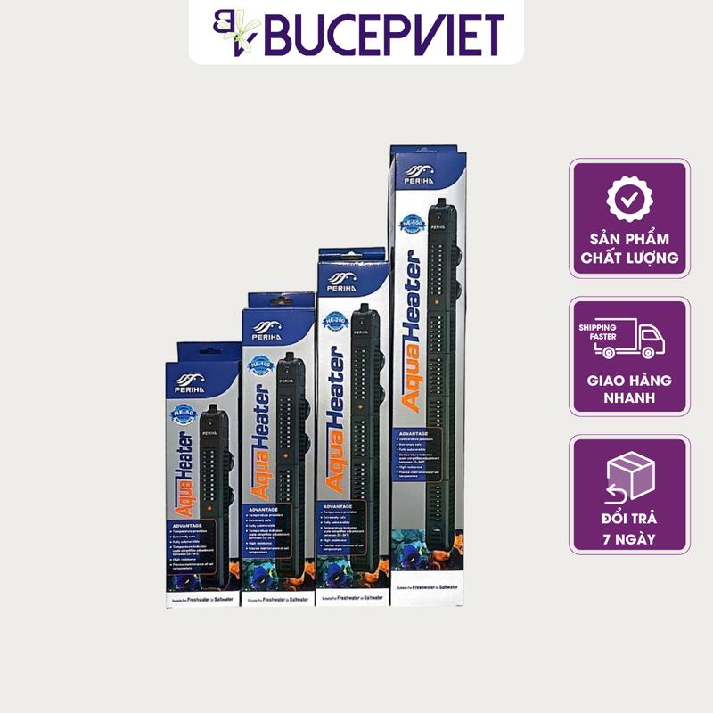 Sưởi Periha HE (Có nhựa bọc), chống bỏng - Sưởi hồ cá chất lượng cao