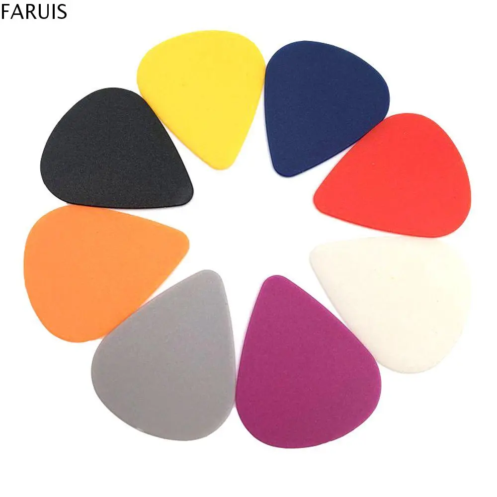 Cắt Celluloid Ukulele, FARUIS, Hình Tam Giác, Bộ 10 cái, Thích hợp cho guitar, Phụ kiện guitar, Bộ phận guitar Điện trung gian, Miếng đệm ngón tay, Cắt ngón tay, Miếng gảy đàn guitar