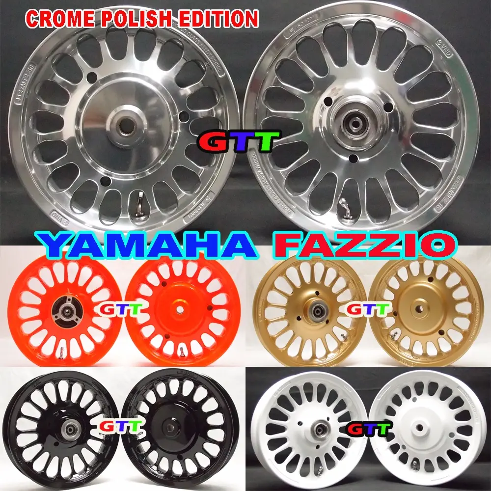 VELG ORIGINAL VND ROULLETE YAMAHA FAZZIO RING 12 Accessories Alat Ban Foto Asli