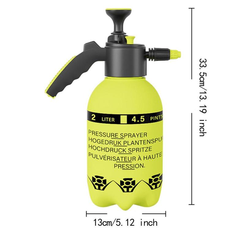 Product Introduction of Garden Pump Sprayer Versatile 2L Manual Plant Mister for Lawn Home Home Cleaning Car Detailing Spraying Flowers Indoor Outdoor 0