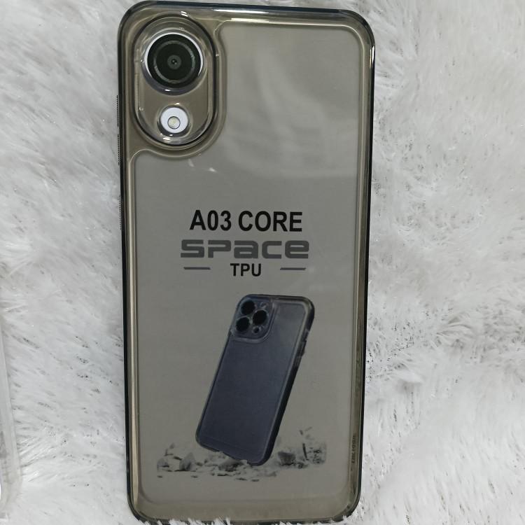 Product Introduction of Softcase Casing SAM A03 CORE  Selikon Bening Trasparan Pelindung belakang HP+Camera Silikon 3