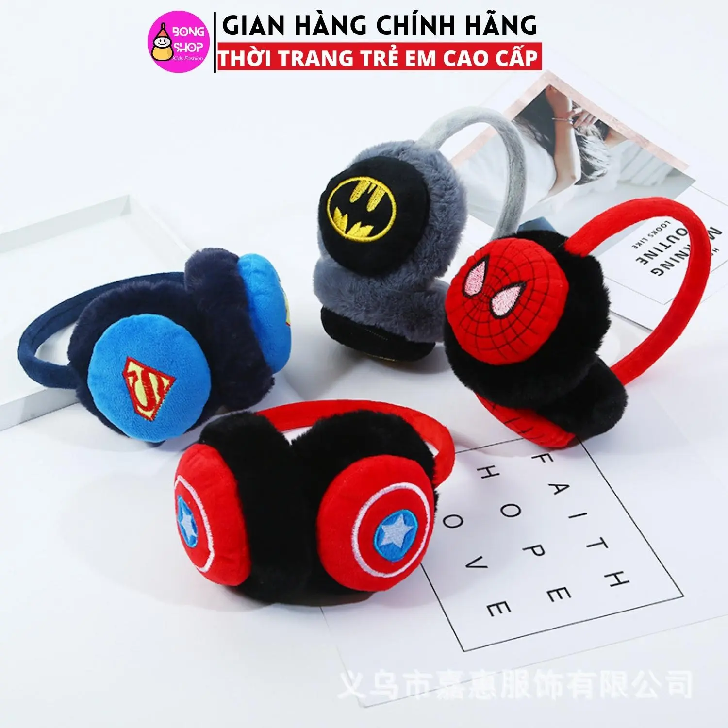 Bịt tai trẻ em, chụp tai giữ ấm cho bé trai  3 - 10 tuổi