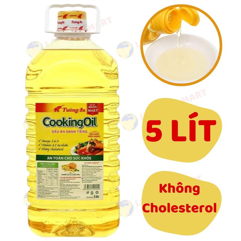 Dầu thực vật Tường An Cooking Oil can 5 lít - Lan Hảo