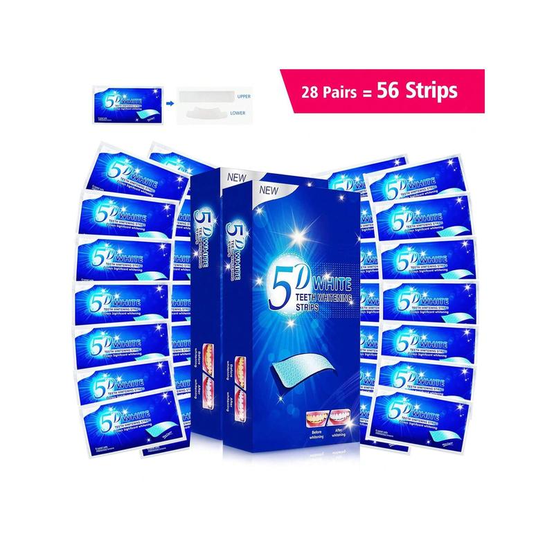 [5D]28 Pairs Teeth Whitening Strips, Whitener Strips Effective - TikTok ...