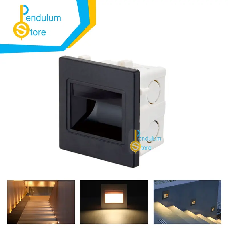 LED Step Light Waterproof Inbow Wall Lamp Outdoor Lampu Tangga - Shop ...