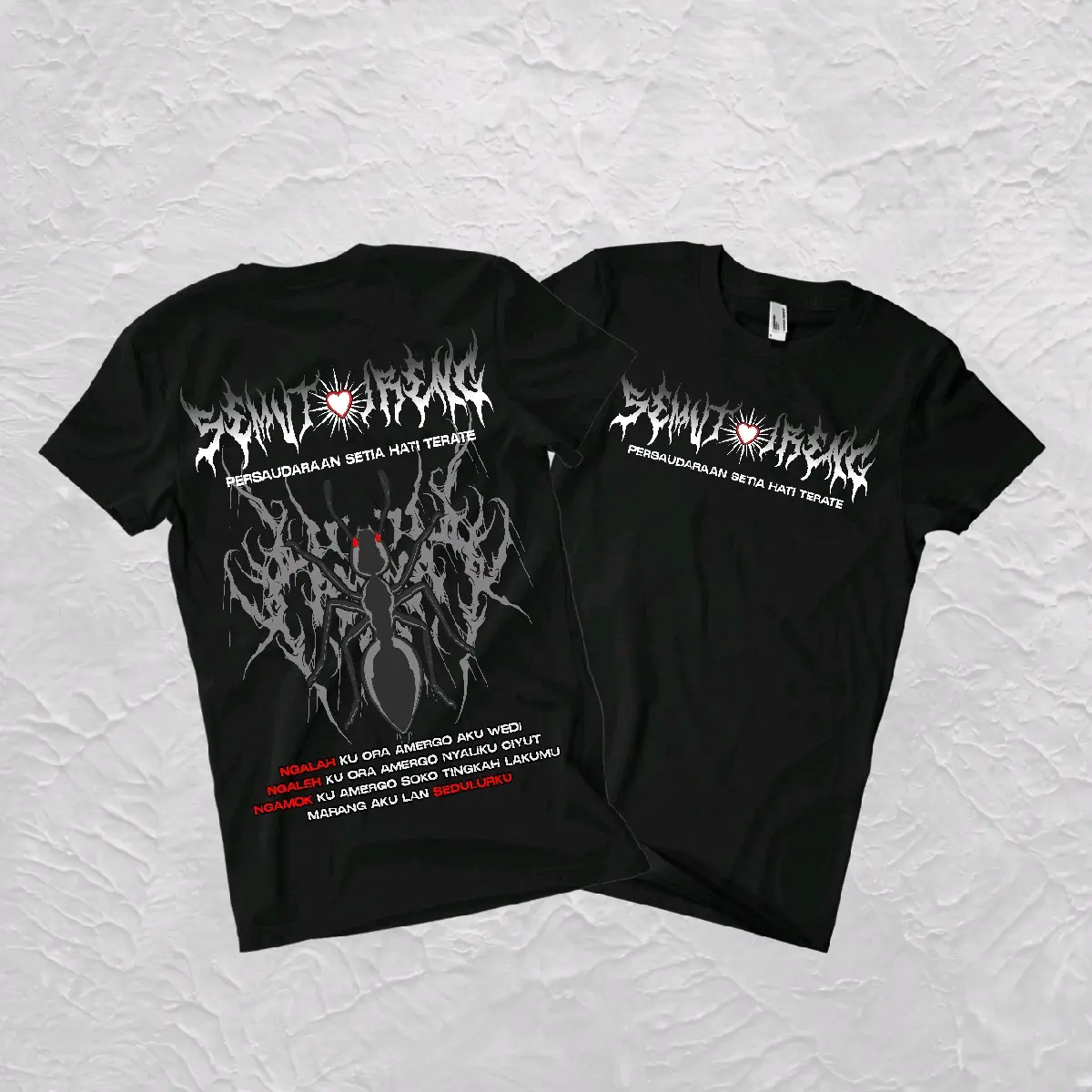 KAOS SEMUT IRENG PSHT