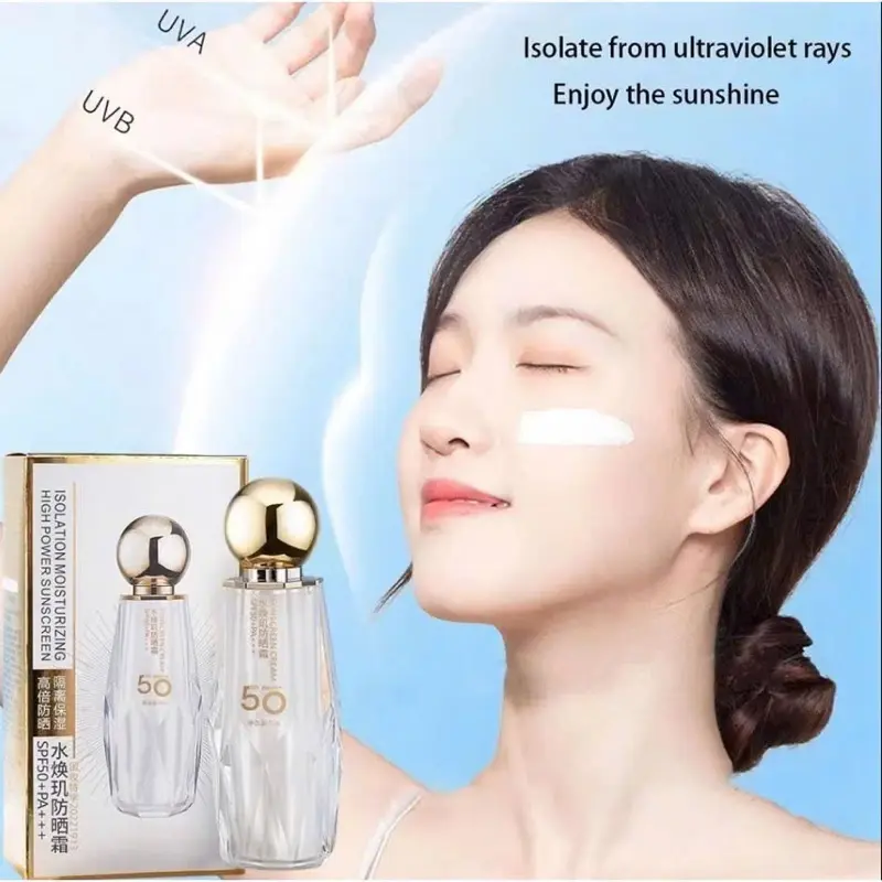 Kem chống Nắng nâng tông kiềm  dầu SPF 50++Macup Nâng tông bảo vệ da. Cấp ẩm