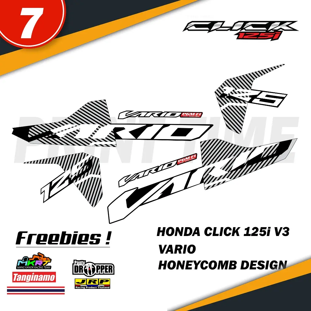 Honda Click 125i V3 Vario New Decals Sticker - TikTok Shop Philippines