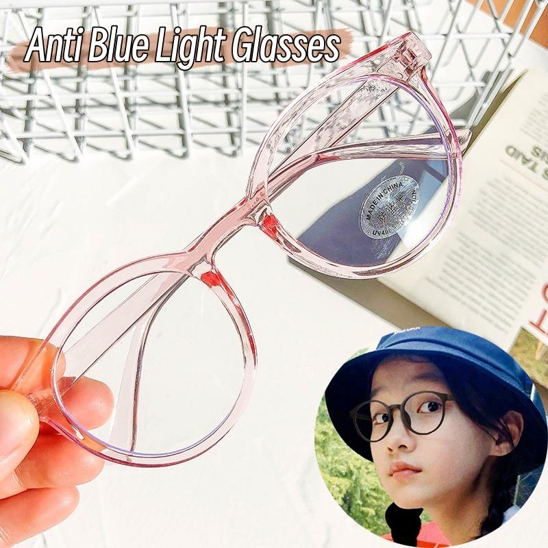 Kính Tròn Trẻ Em, Chống Ánh Sáng Xanh, Dành Cho Bé Trai Và Bé Gái, Unisex, Bảo Vệ Chống Tia UV 400, Kính Mắt 1
