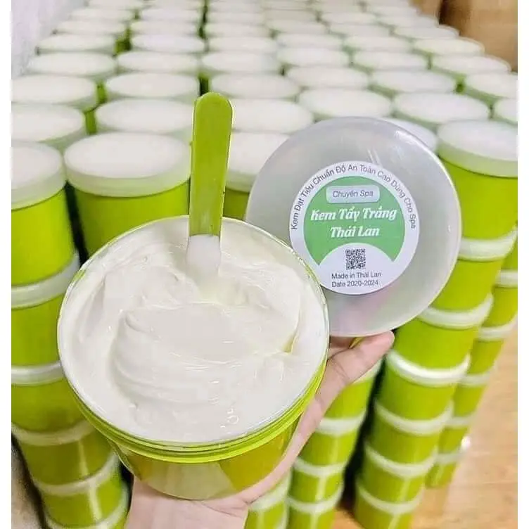 Combo 2 Kem tẩy trắng thái lan chuyên spa xanh 0