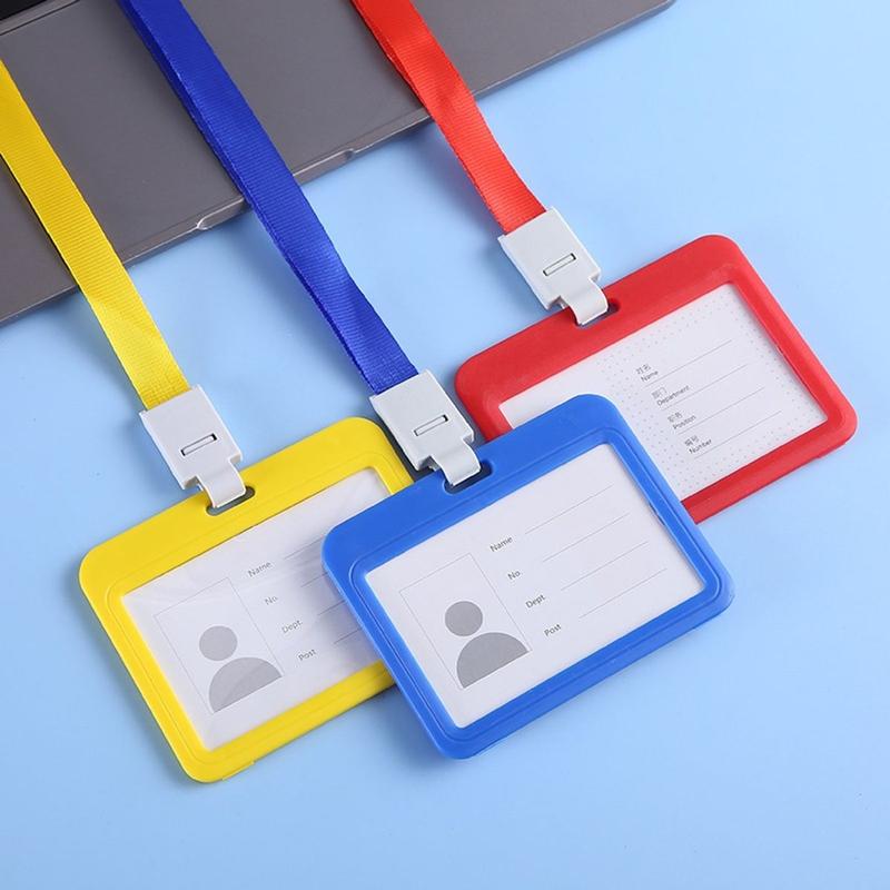  Dây đeo thẻ học sinh sinh viên thẻ xe bus bảng tên nhân viên văn phòng thẻ đeo bảng tên hai mặt 