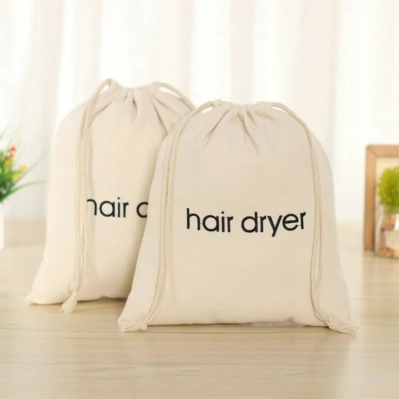 Túi Vải Sấy Tóc, Có Nắp Đậy Dây Rút, Thắt Lưng Lưu Trữ Vải Bố, Dây Rút Miệng Túi Đựng Bụi, Máy Khuếch Tán Tóc, Thích Hợp Cho Máy Sấy Tóc 5