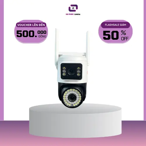 Camera Yoosee D14X- 15.0mpx- Đàm thoại gọi điện 2 chiều- Ban đêm chế độ đèn Led- Chống nước chống mưa với công nghệ Ip66- Hải Phong Camera