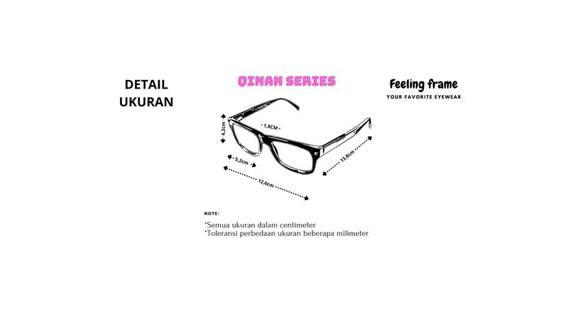 Product Introduction of (BELI1 GR4T1S 1)FRAME KACAMATA BESI CAT EYE QINAN SERIES Bluecromic Frame Perempuan Antiradiasi Blueray Cewek Lensa Photocromic Glasses Eyewear 47