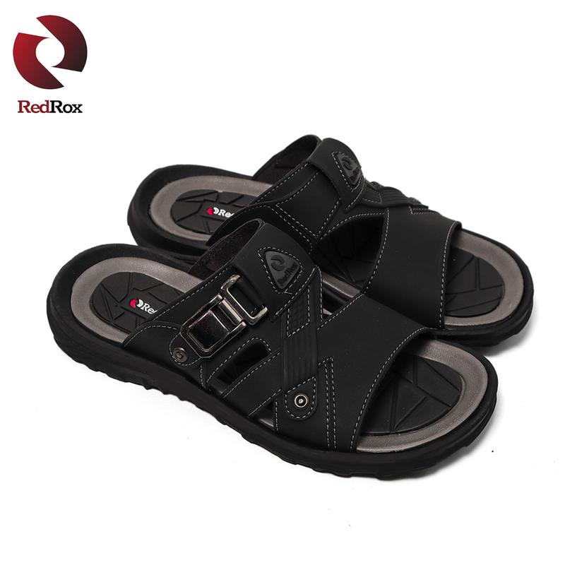 Sandal Pria Kasual Gaya Modern Kekinian Terbaru Ringan Lentur Redrox - VORT 02 Jepit Sendal 7