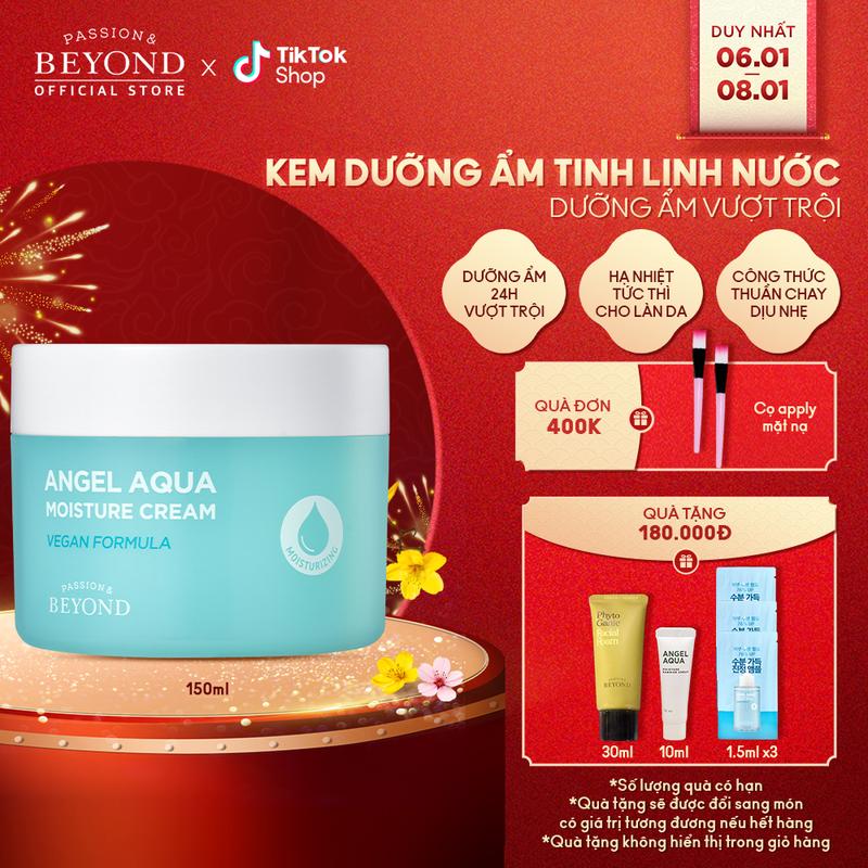 Kem dưỡng ẩm Tinh Linh Nước làm dịu Beyond Angel Aqua Moisture Cream 150ml