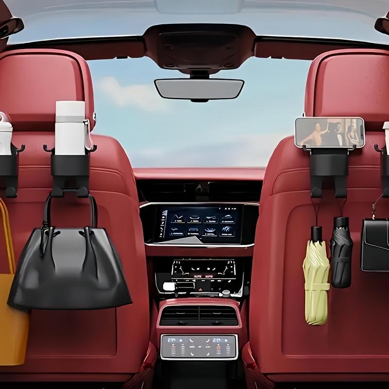 Product Introduction of Car Seat Back Cup Holder, Multifunctional Car Seat Back Hanging Hook, Drink Cup Holder with Storage Hook for Car Interior 2