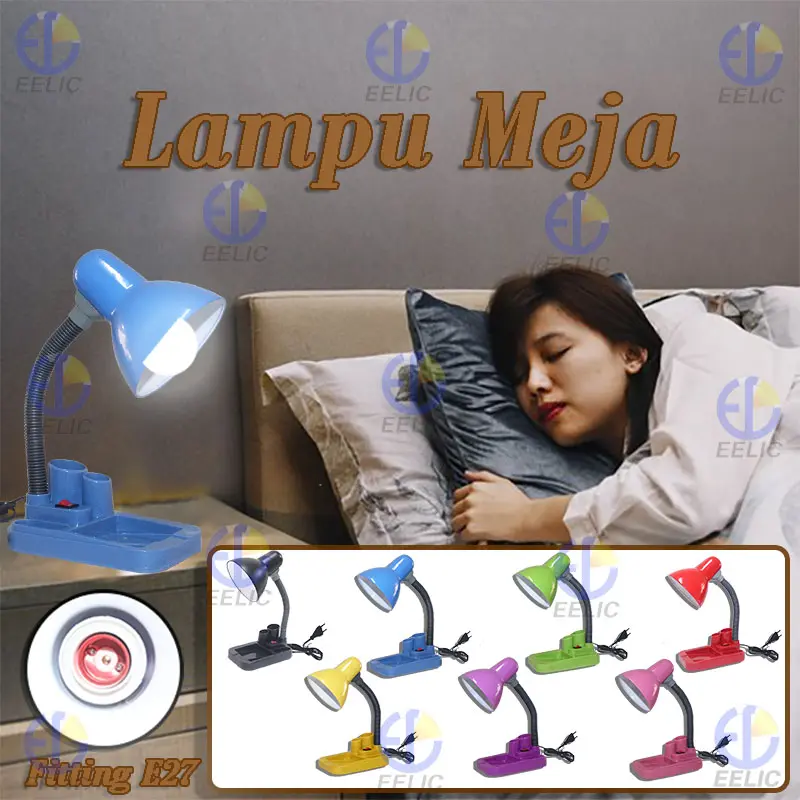 EELIC JM-8808S LAMPU MEJA BELAJAR DESK LAMP TABLE LAMP LAMPU BACA LAMPU KERJA LAMPU DUDUK YANG TIDAK MENYAKITI MATA DAN HEMAT ENERGI 220V FITTING E27 BERKUALITAS 3