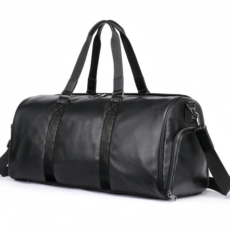 túi xách du lịch nam nữ chất liệu da dày 2 lớp có ngăn để giày riêng túi du lịch 【 lớn màu đen nhẹ MÃ 2