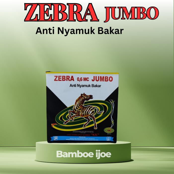 Gambar Zebra Obat Nyamuk Bakar Jumbo 0,6 Mc 1Pak isi 5Pasang Bentuk Lingkaran Anti Nyamuk Efektif dan Praktis dari Restu Lamongan Kab. Lamongan Tokopedia